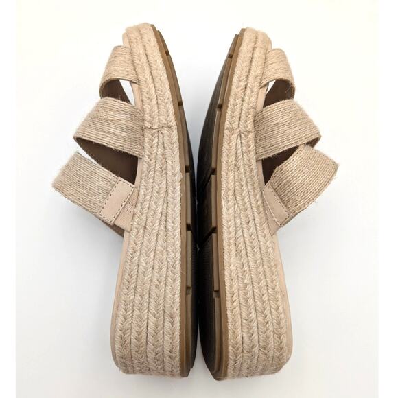 Eileen Fisher Mayla Jute Wedge Espadrille Sandal Women's Natural Size US8 EU38.5 - Picture 7 of 12